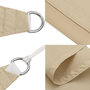 Voir la diapositive 4 : VIDAXL Voile de parasol tissu oxford triangulaire 5x5x5 m beige