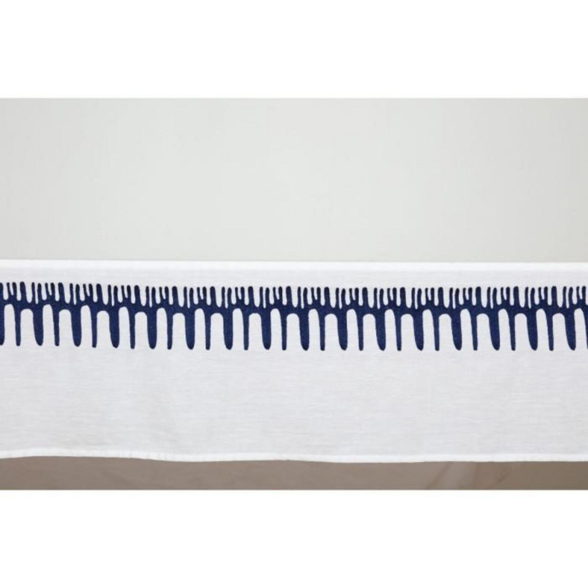 ATMOSPHERA Nappe Déco  Brodée  150x300cm Blanc