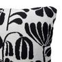 Voir la diapositive 3 : ATMOSPHERA Coussin Déco Effet Tricot  Twisted Lime  40x40cm Noir & Blanc
