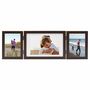 Voir la diapositive 2 : VIDAXL Cadre photo depliable Marron fonce 28x18 cm+2x(13x18 cm)
