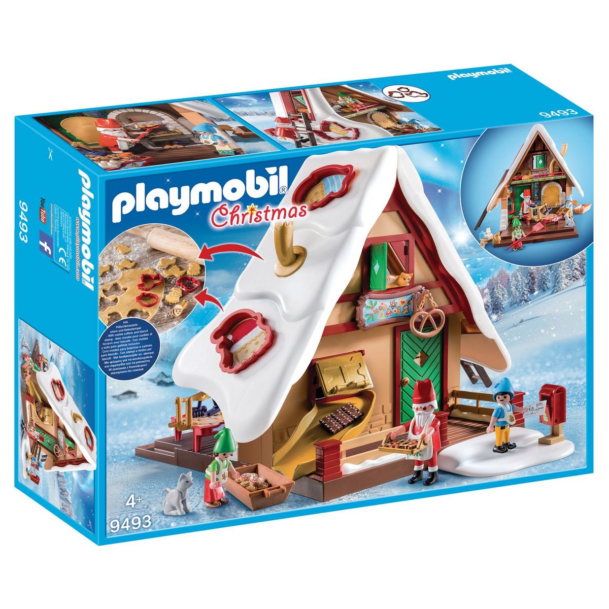 PLAYMOBIL 9493 - Christmas -  Atelier de biscuits du Père Noël