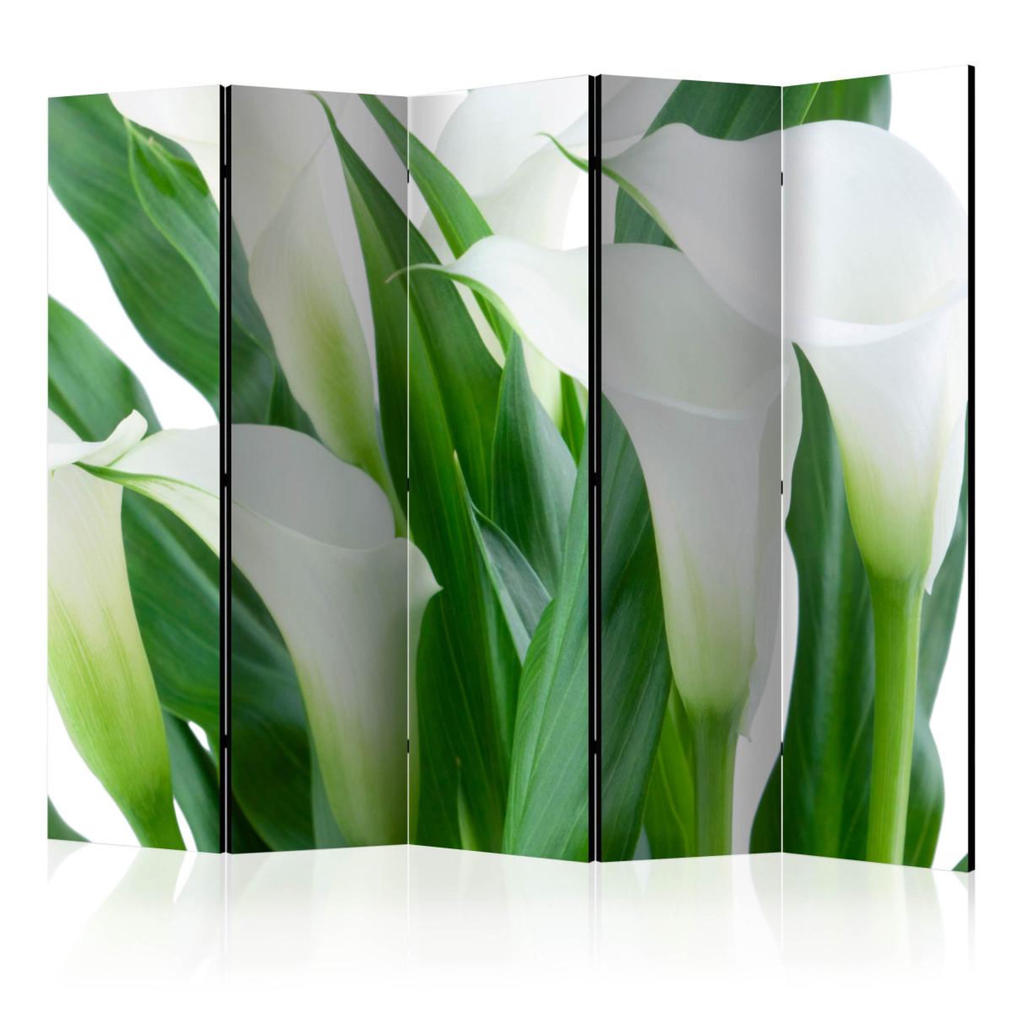 Paris Prix Paravent 5 volets  bunch of flowers callas  172x225cm