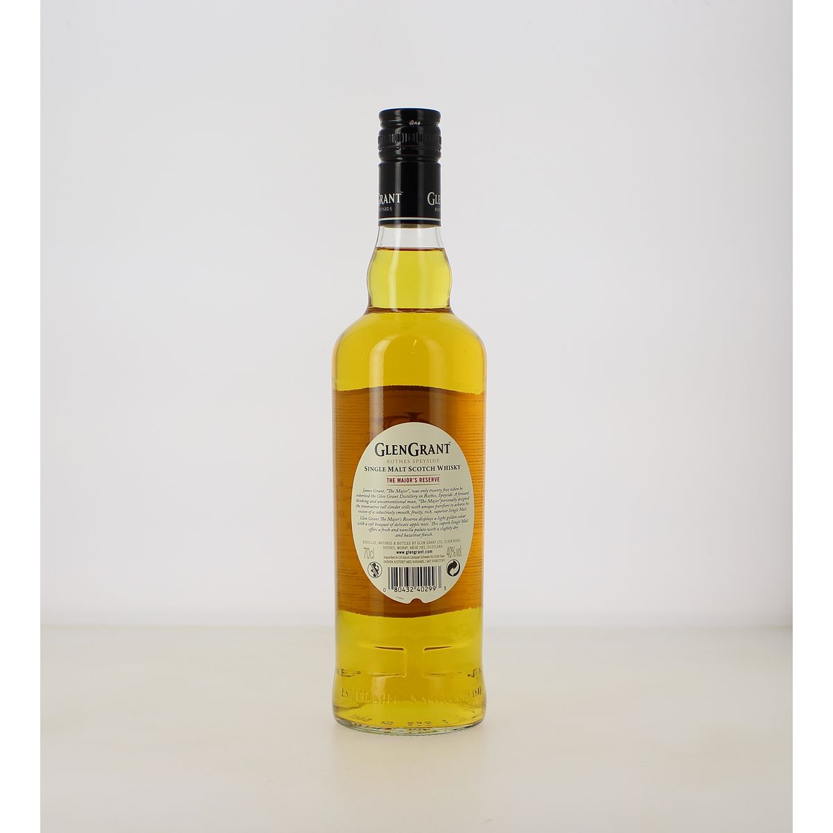 GlenGrant Lot de 2 bouteilles de Whisky Glen Grant The Major's Reserve