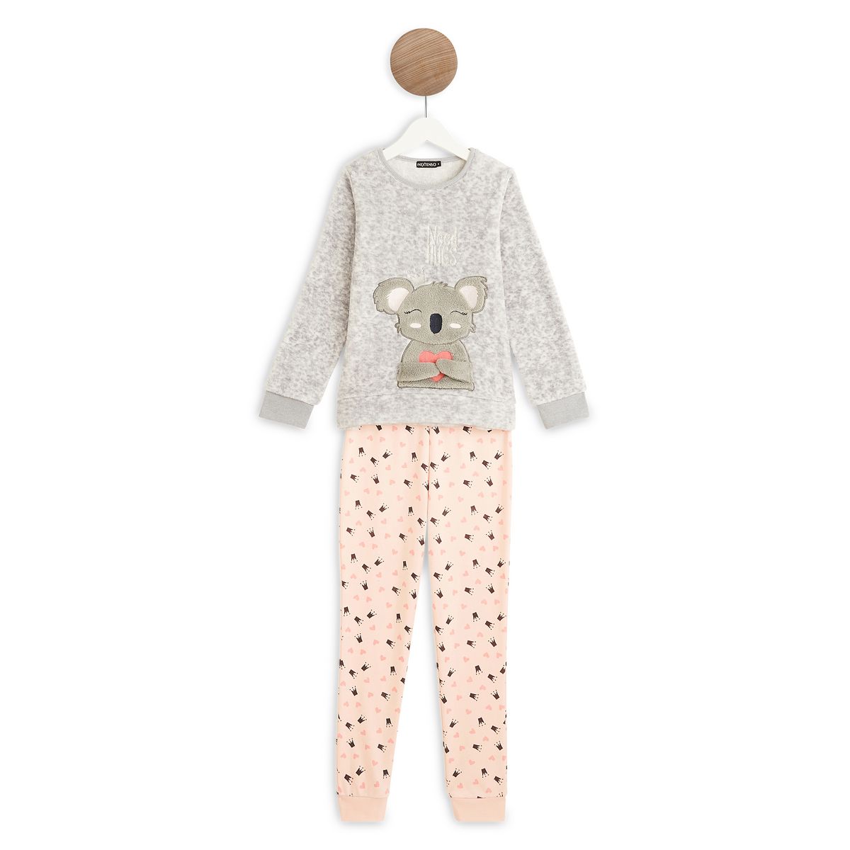 IN EXTENSO Ensemble pyjama peluche koala fille
