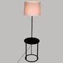 Voir la diapositive 2 : Paris Prix Lampadaire sur Pied Déco  Gil  149cm Noir & Blanc