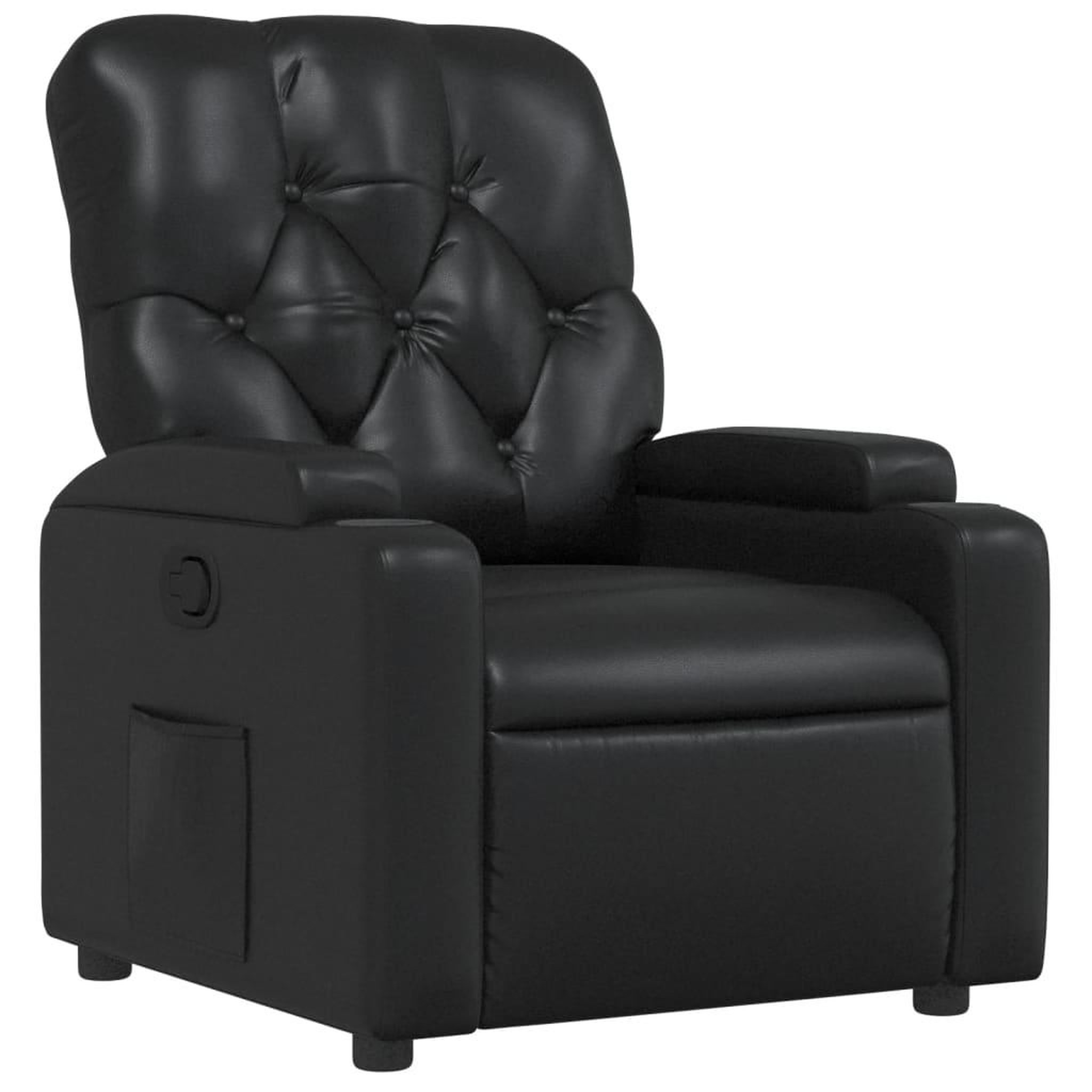 Voir la diapositive 2 : VIDAXL Fauteuil inclinable Noir Similicuir