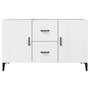 Voir la diapositive 5 : VIDAXL Buffet blanc brillant 100x36x60 cm bois d'ingenierie