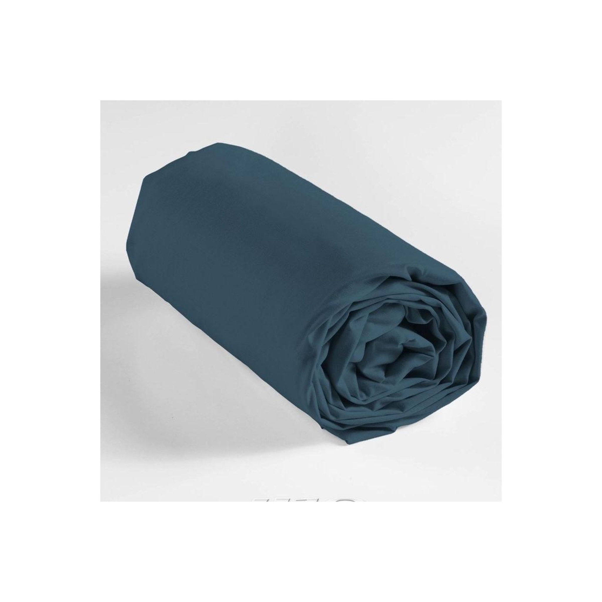 Voir la diapositive 3 : Douceur d'Intérieur Drap housse  jersy  160x200cm bleu nuit
