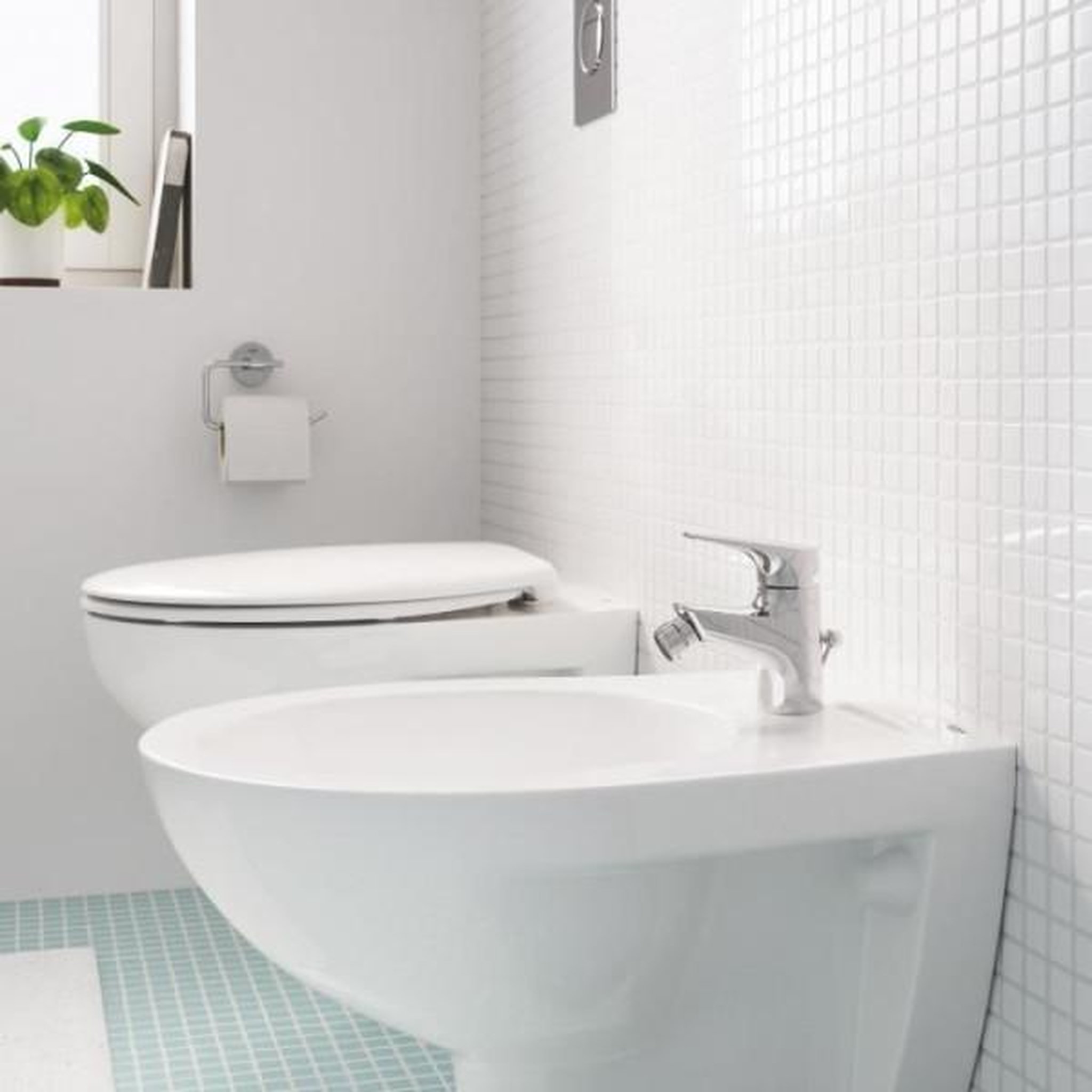 Voir la diapositive 3 : Grohe Mitigeur monocommande bidet grohe start edge - tirette de vidage - mousseur économique d'eau - chromé