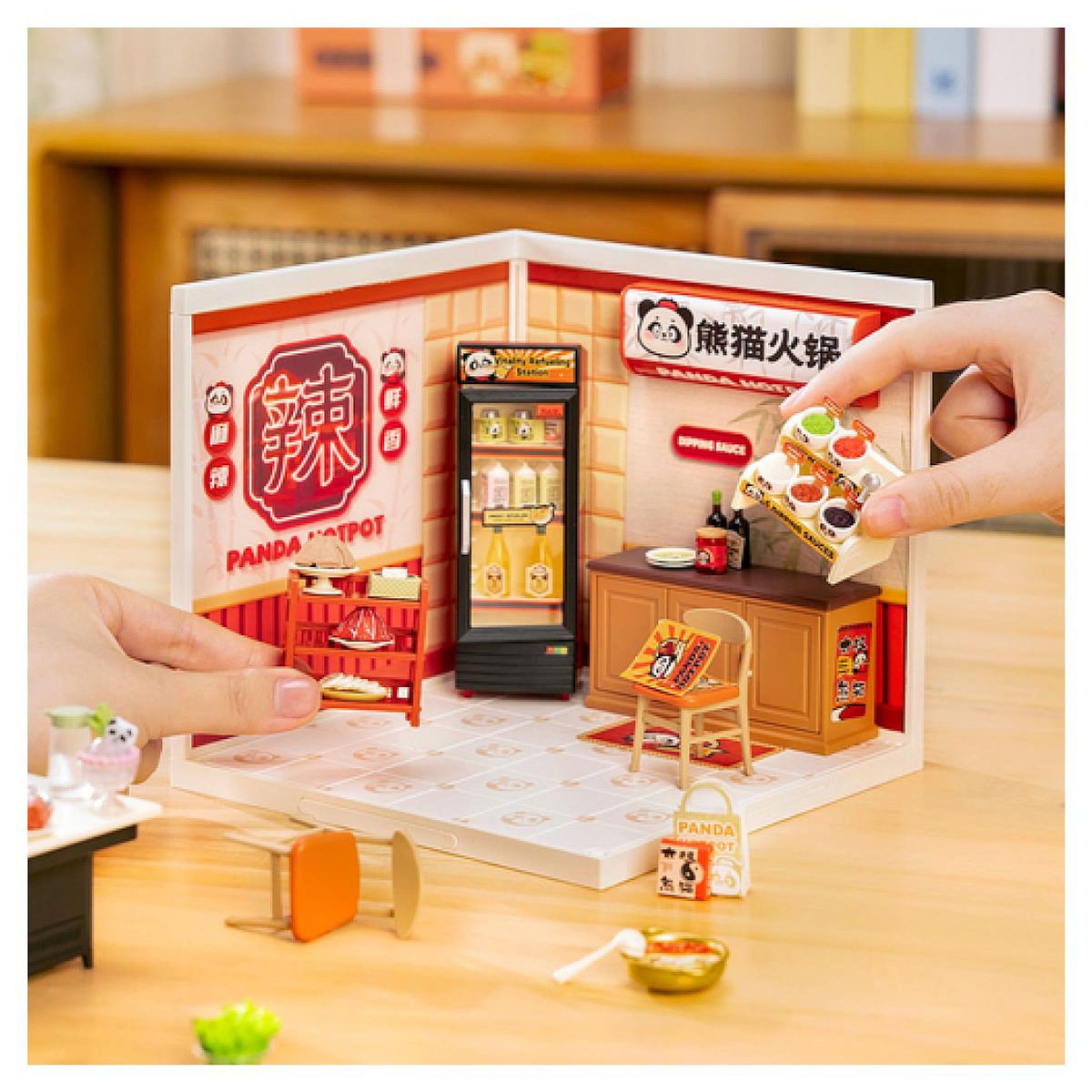 ROBOTIME Super Creator - Panda hot pot