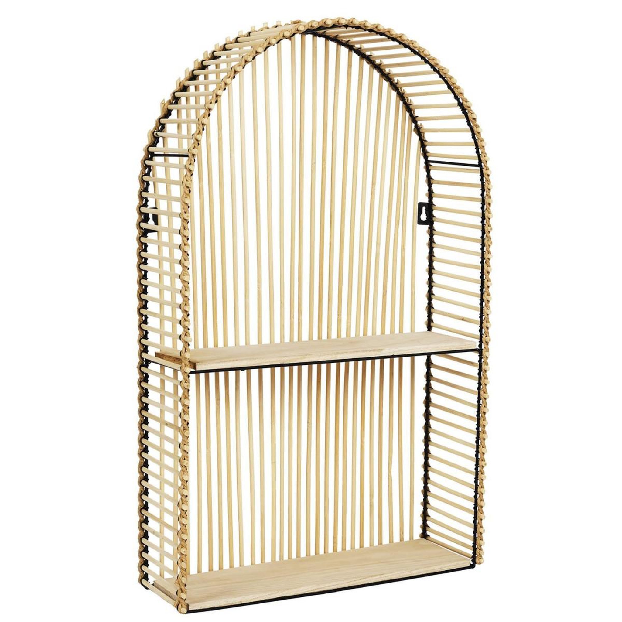 The Home Deco Factory Étagère murale fenêtre déco  java  61cm beige