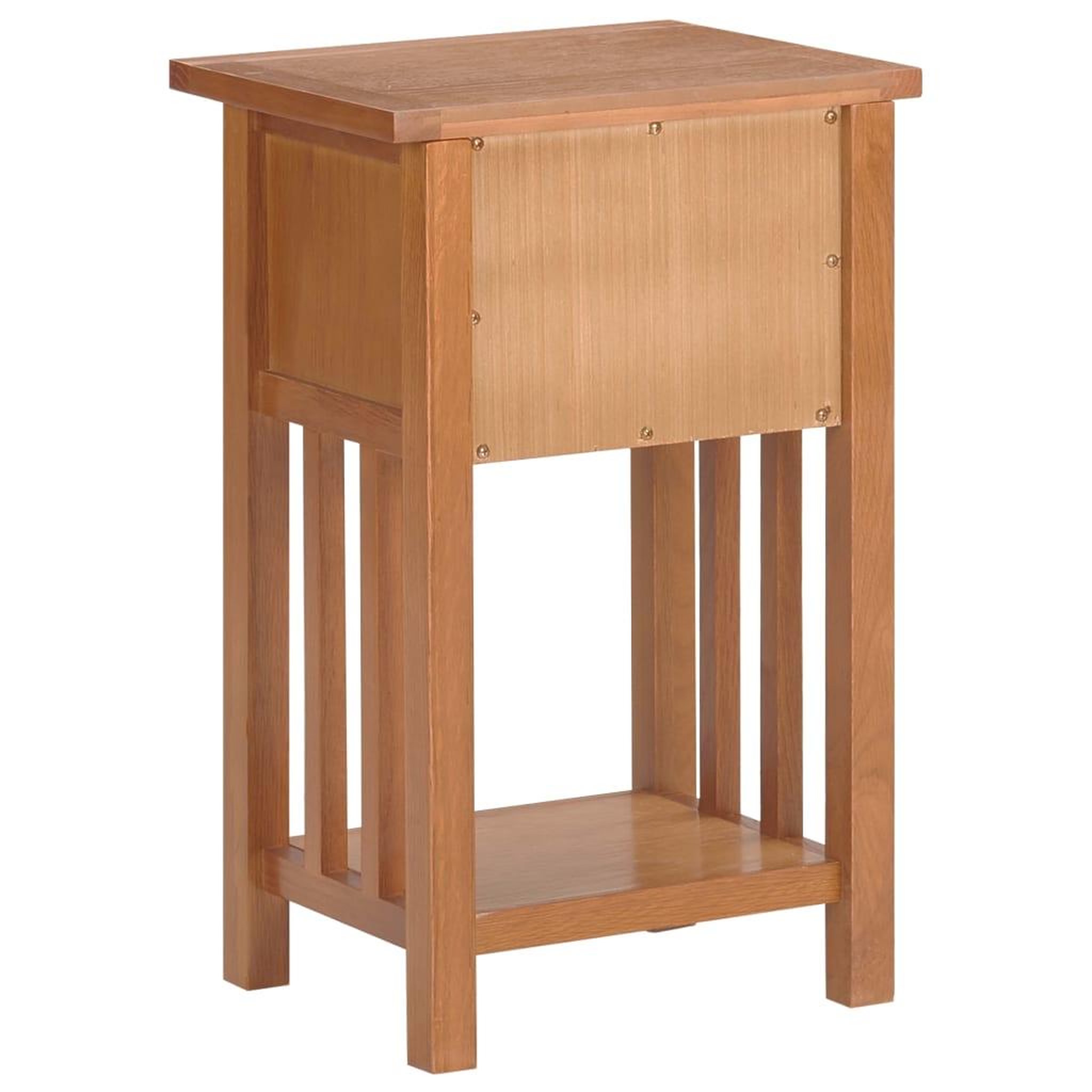 Voir la diapositive 5 : VIDAXL Table a revues avec tiroir 35x27x55 cm bois de chene solide