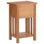 Voir la diapositive 5 : VIDAXL Table a revues avec tiroir 35x27x55 cm Bois de chene solide