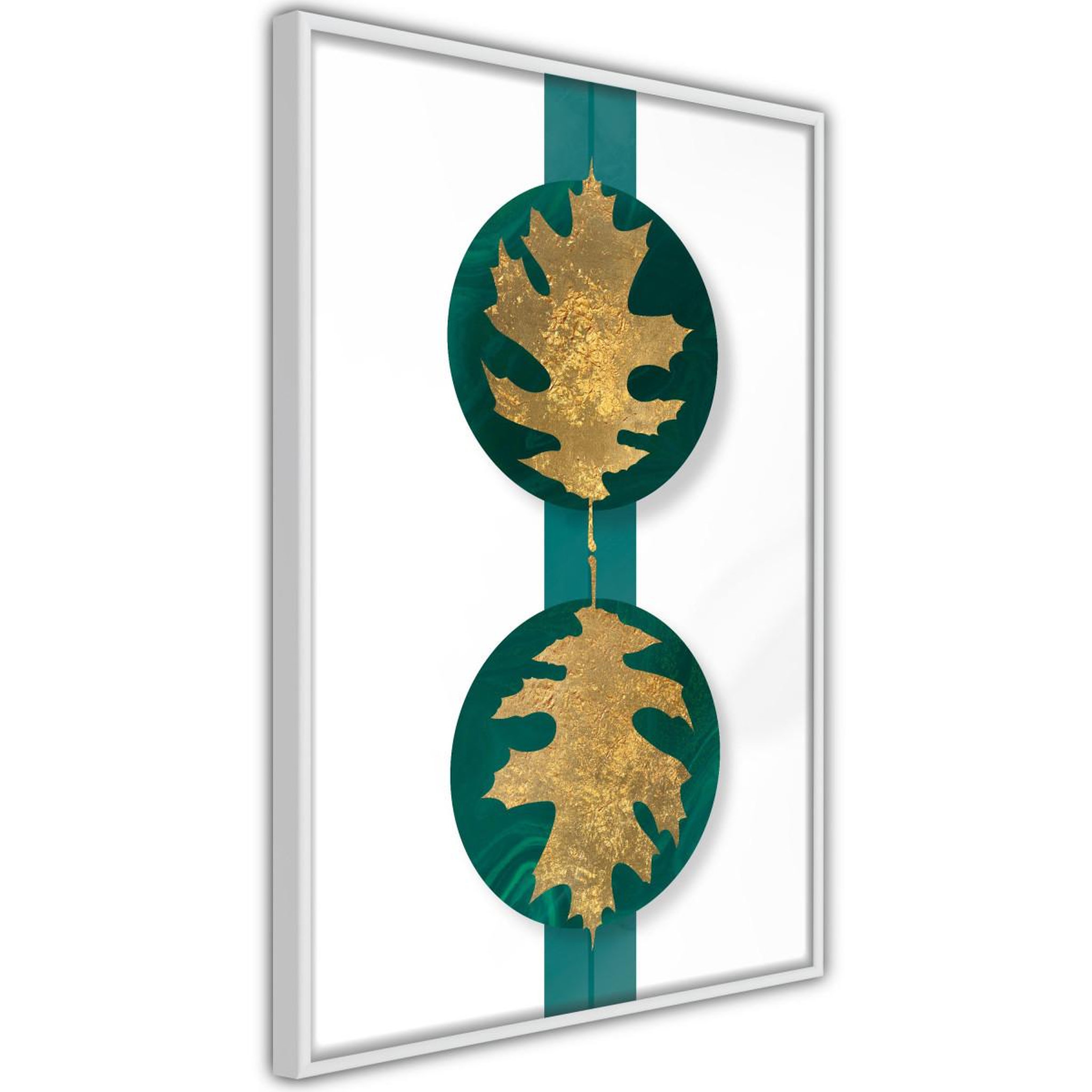 Paris Prix Affiche murale encadrée  gilded oak leaves