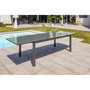 Voir la diapositive 5 : Paris Prix Ensemble Table de Jardin 10 Chaises & 2 Fauteuils  Tolede  200-300cm Gris Anthracite