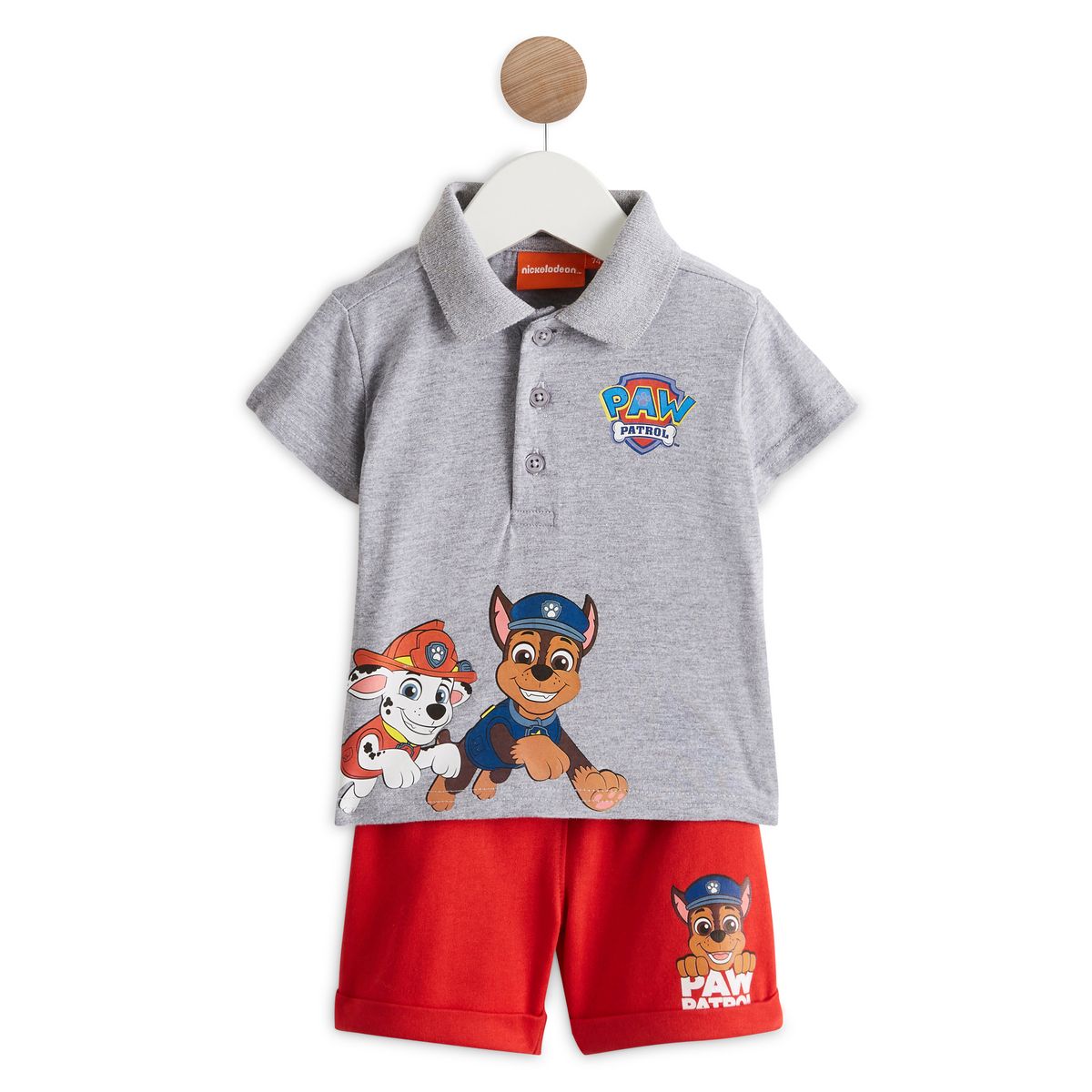 INEXTENSO Ensemble polo + bermuda bébé garçon