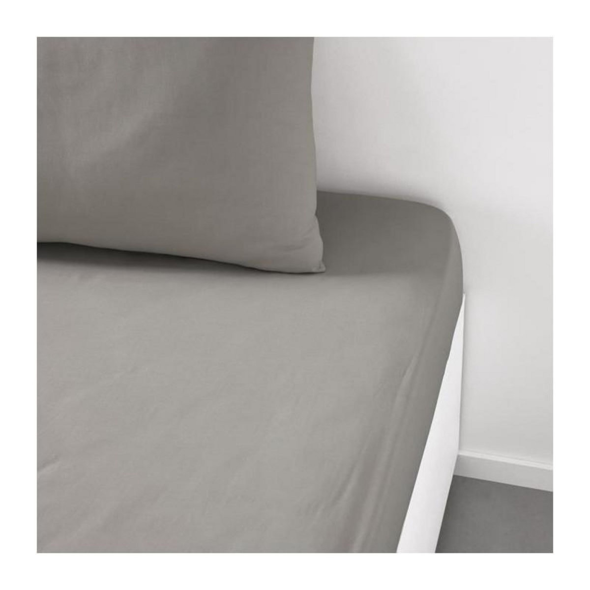 Today Drap housse TODAY Essential - 140 x 200+30 cm - 2 personnes - 100% Coton uni - Dune