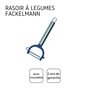 Voir la diapositive 5 : Fackelmann Duo Eplucheur à légumes pendule 19 cm et rasoir à légumes inox et plastique 17 cm Fackelmann