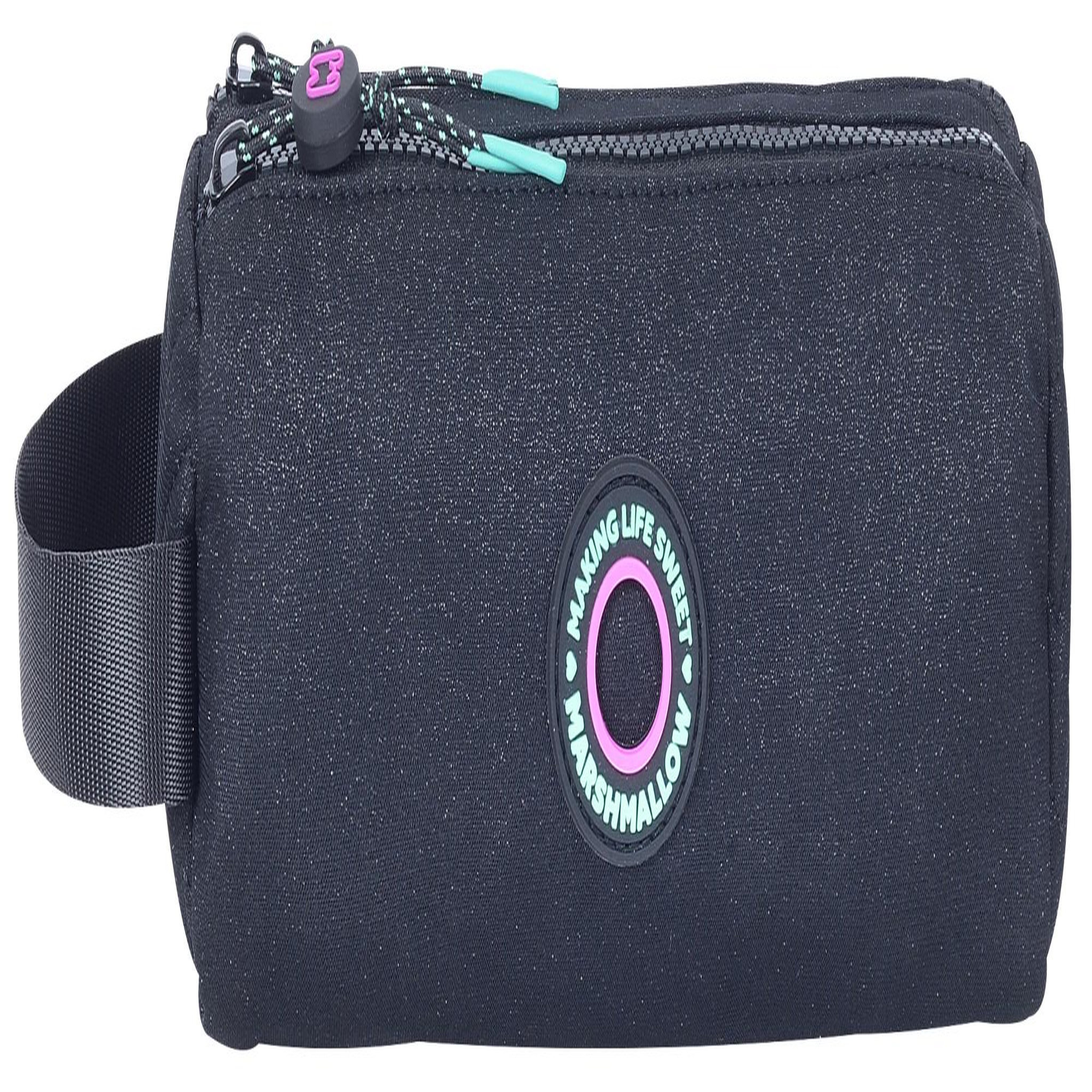 Bagtrotter MARSHMALLOW - Trousse scolaire double compartiment NIGHTY - Noir - Fille