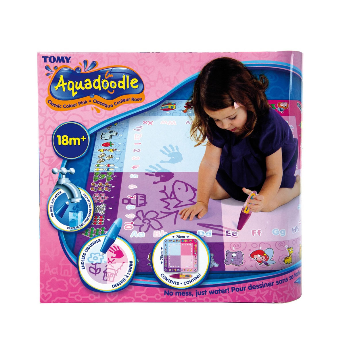 TOMY Tapis aquadoodle classique rose