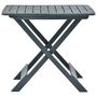 Voir la diapositive 2 : VIDAXL Table pliable de jardin Vert 79x72x70 cm Plastique