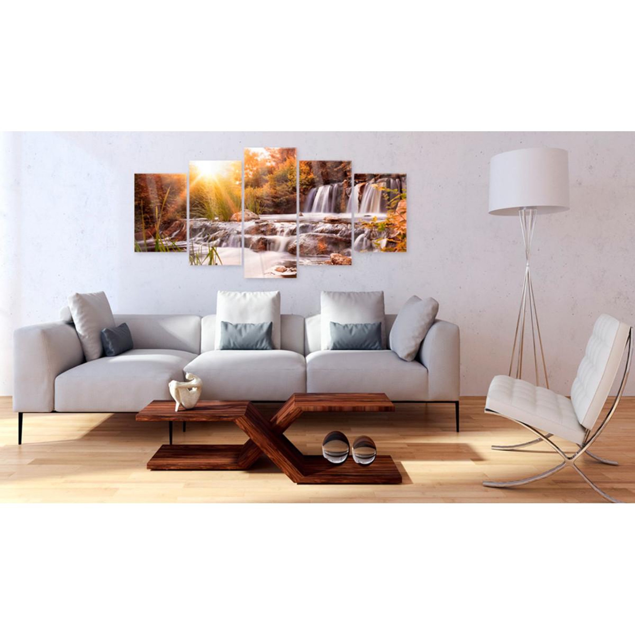 Voir la diapositive 2 : Paris Prix Tableau sur verre acrylique  autumn's valley