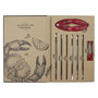 Voir la diapositive 2 : Paris Prix Coffret Crustacés  Pince & 6 Piques  17cm Naturel