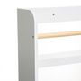 Voir la diapositive 2 : Atmosphera Kids Bibliothèque Enfant 5 Niveaux  Classic  118cm Blanc