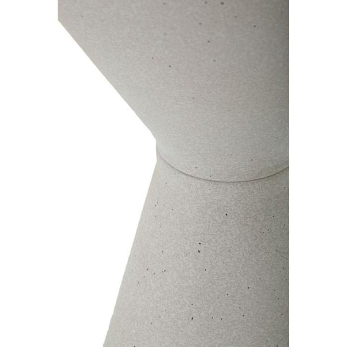 Paris Prix Table d'Appoint Effet Marbre  Alana  63cm Blanc