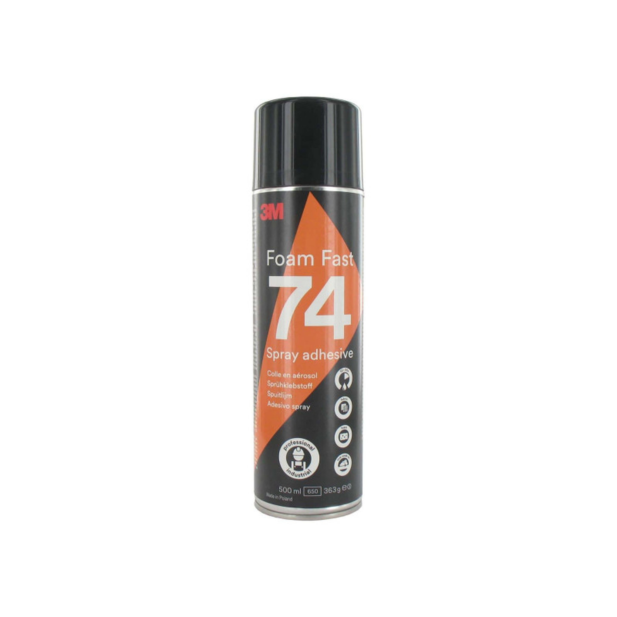 Voir la diapositive 2 : 3M Colle en aérosol 3M Foam Fast 74 - spéciale mousse x5