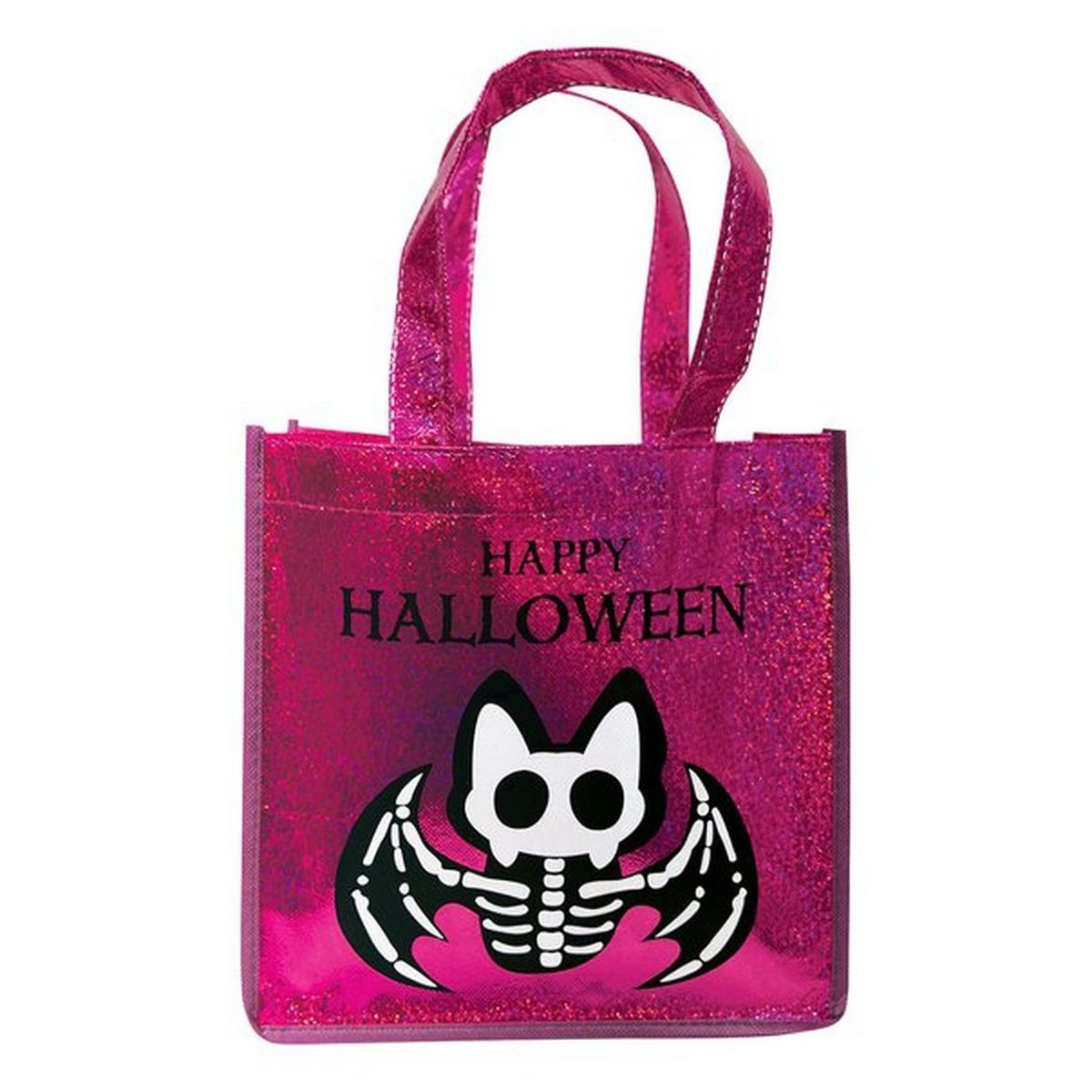 RUBIES Sac à bonbons rose paillettes - Chauve-souris Halloween