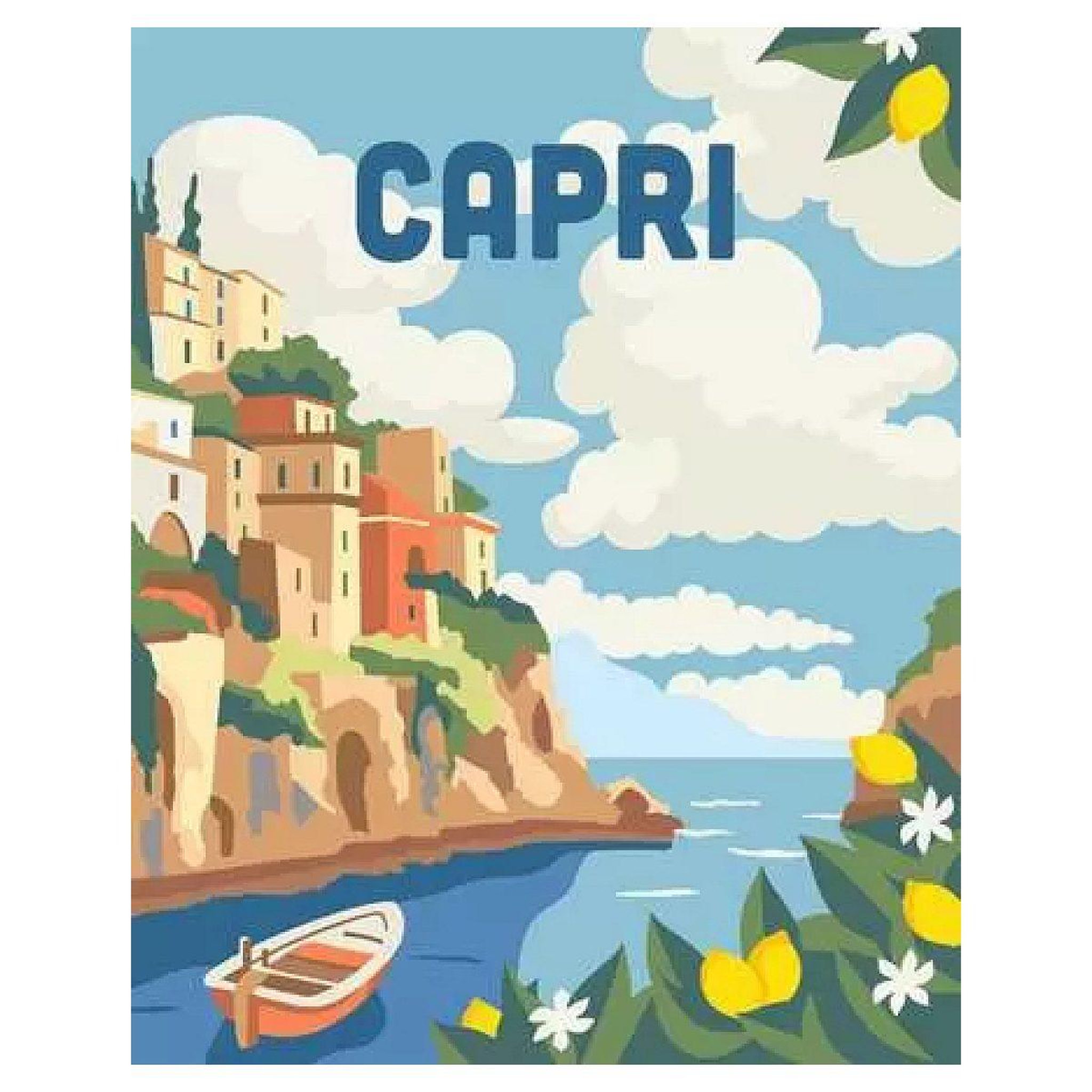 RAVENSBURGER – creart 24x30 cm – adulte – peinture par numéros – capri