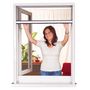 Voir la diapositive 1 : WhiteLINE Store moustiquaire en alu 125X175 recoupable Blanc