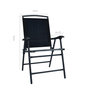 Voir la diapositive 6 : VIDAXL Chaises de jardin pliables lot de 2 Textilene Noir