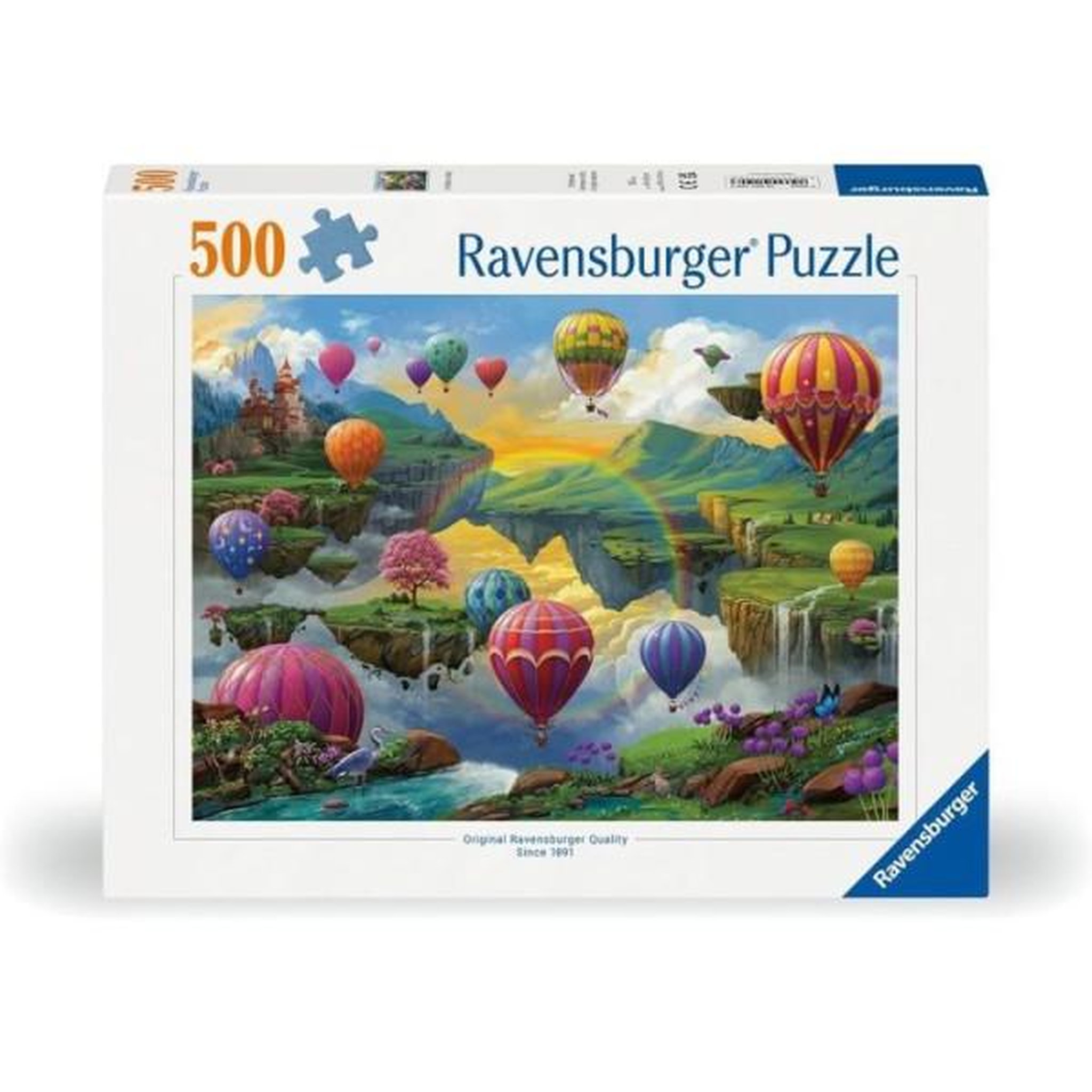 RAVENSBURGER Puzzle - ravensburger - vallée des montgolfières - 500 pièces - 49 x 36 cm - idéal pour la famille