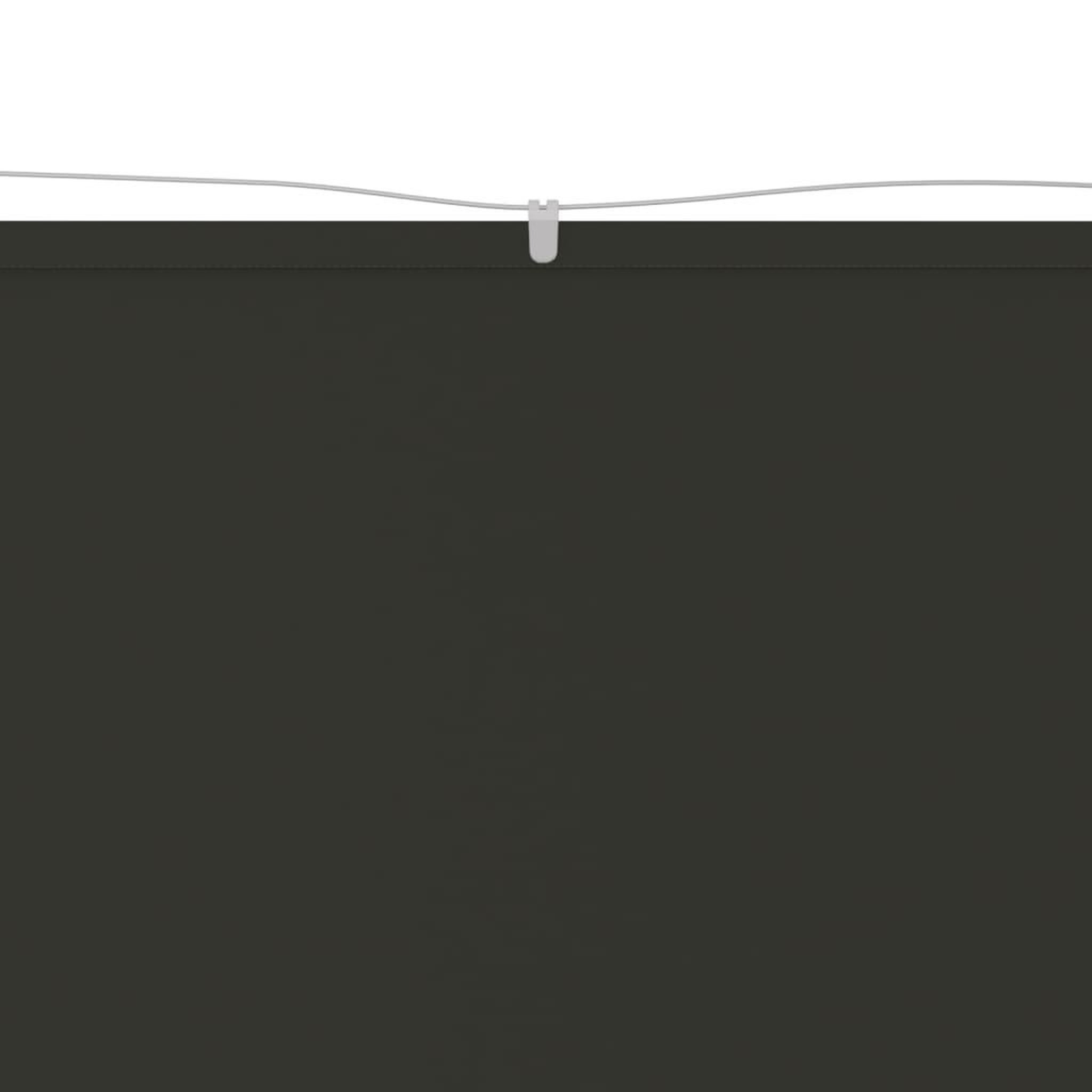 Voir la diapositive 3 : VIDAXL Auvent vertical Anthracite 100x800 cm Tissu oxford