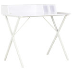 VIDAXL Bureau Blanc 80x50x84 cm