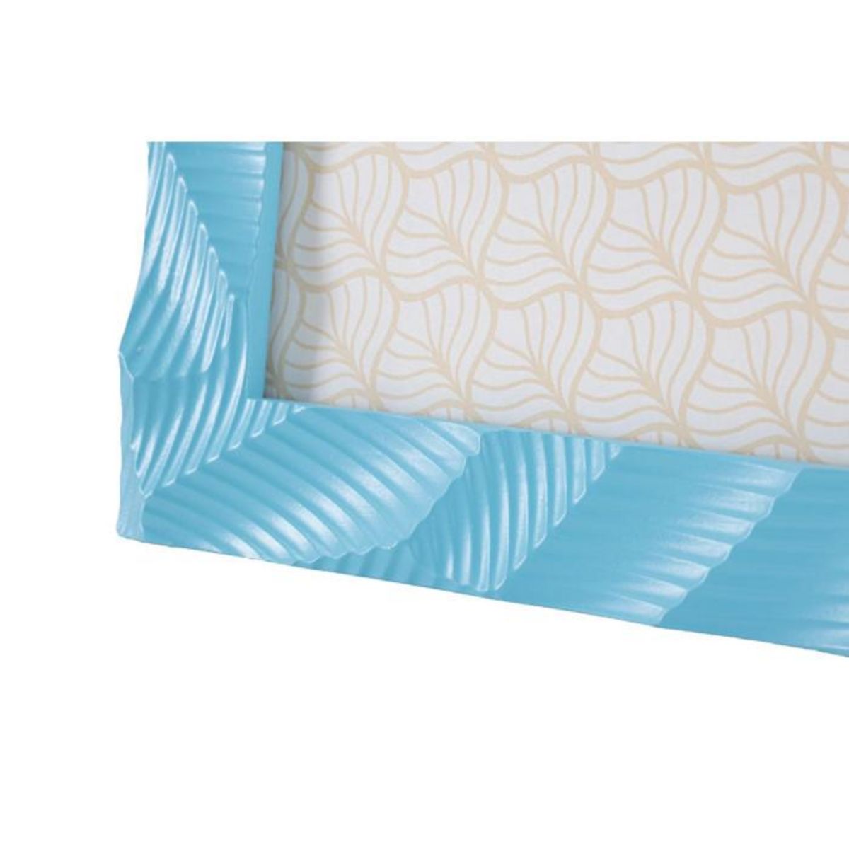 Paris Prix Cadre Photo Déco en Résine  Light  15x20cm Bleu Clair