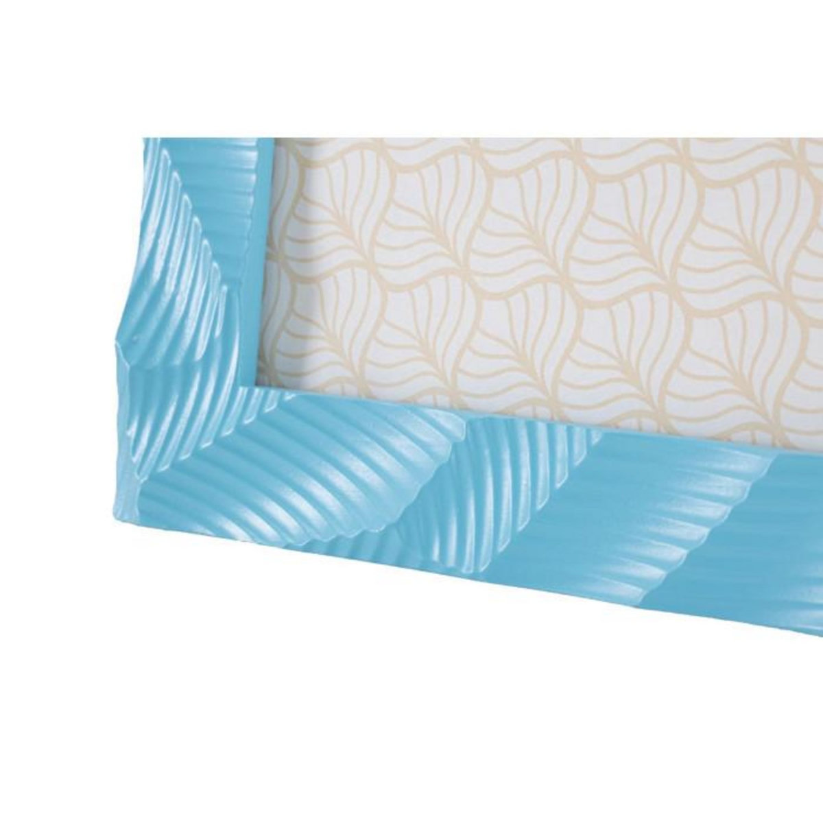 Paris Prix Cadre Photo Déco en Résine  Light  15x20cm Bleu Clair