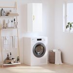 VIDAXL Armoire murale blanc brillant 34,5x34x90 cm