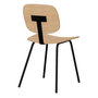 Voir la diapositive 3 : Rendez vous déco Lot de 2 chaises en bois plaqué frêne et pieds en métal-Hoodie