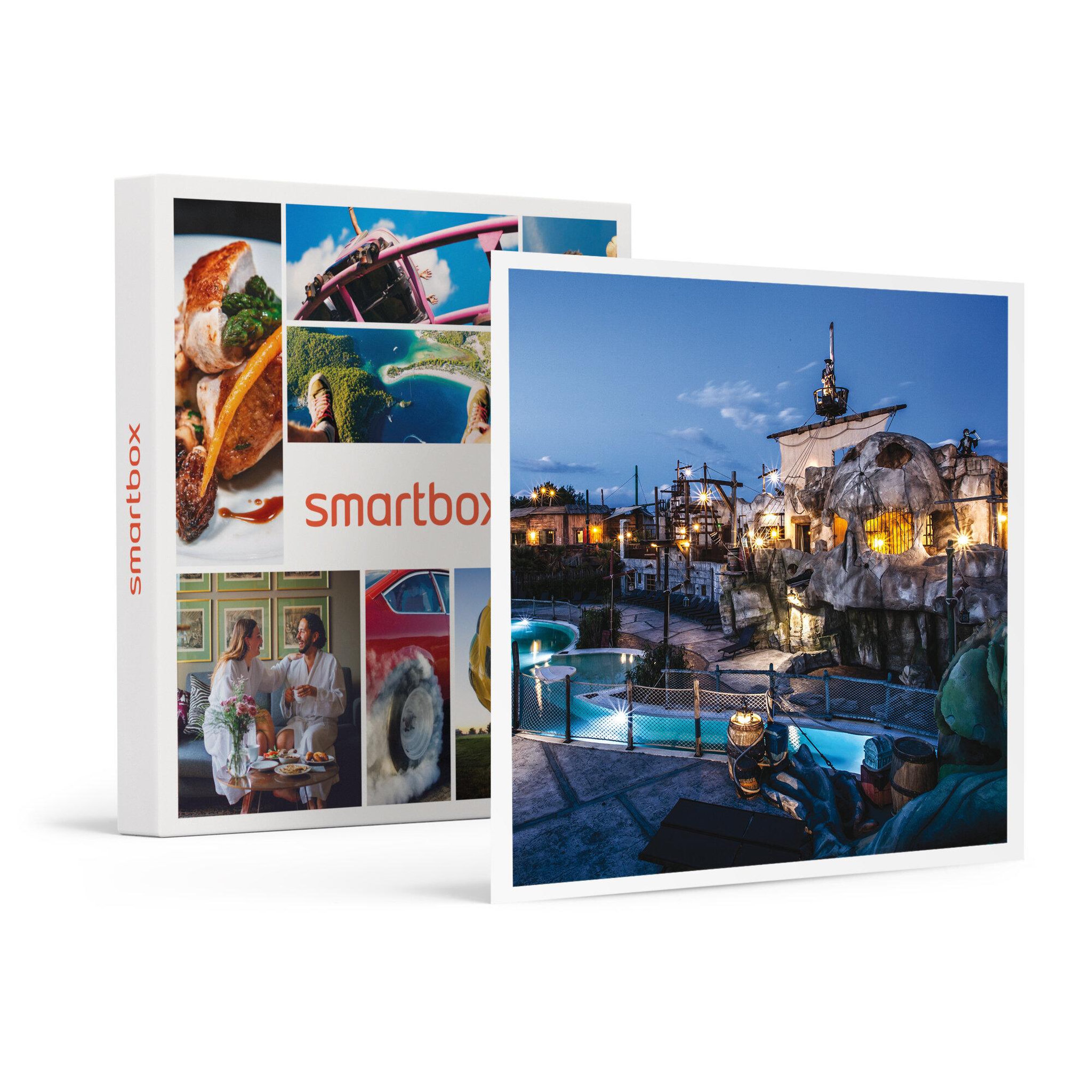 Smartbox Séjour en famille en hôtel 4* avec nuit en suite, jeux et accès au parc aquatique pirates world - coffret cadeau séjour