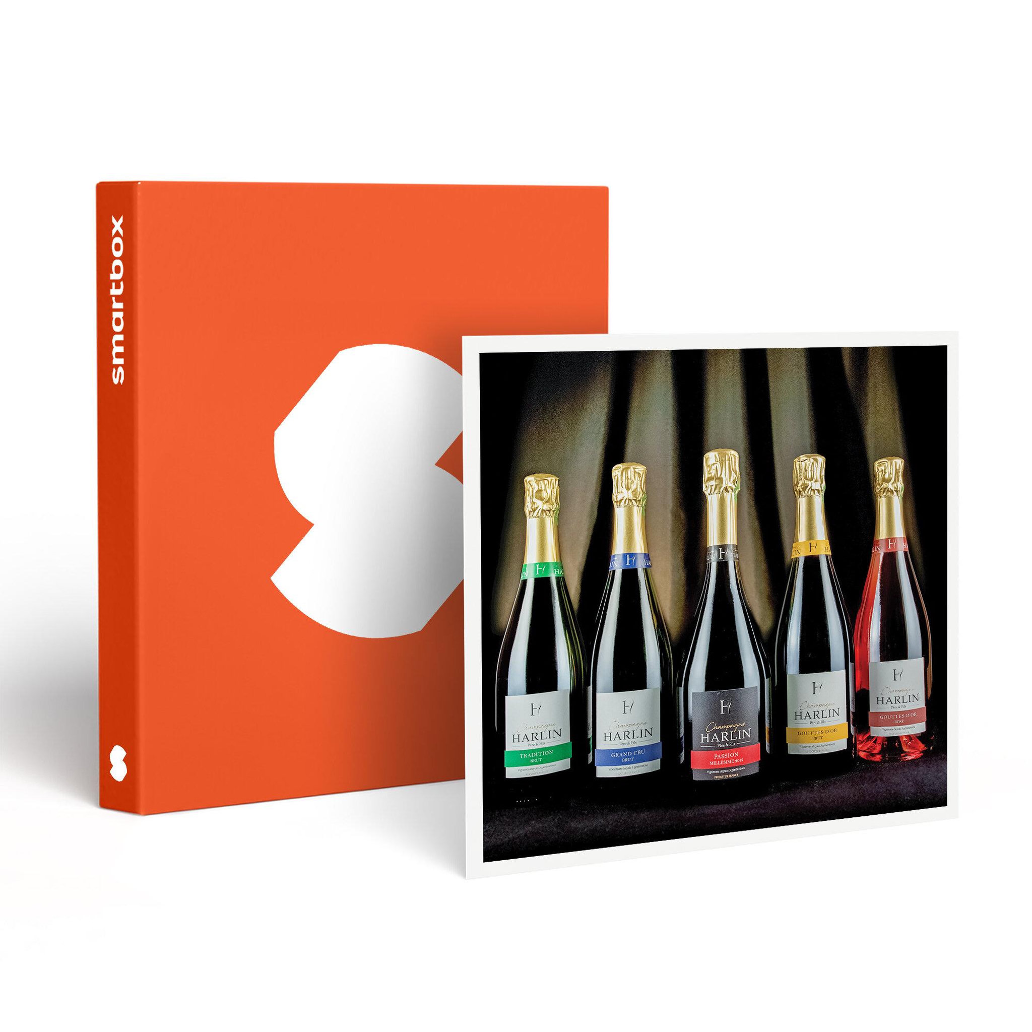 Smartbox Dégustation de champagne et visite de domaine dans la marne - coffret cadeau gastronomie