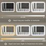 Voir la diapositive 6 : HOMCOM Miroir lumineux LED salle de bain 50 x 70 cm bluetooth interrupteur tactile lumière réglable 3 couleurs fonction anti-buée et mémoire