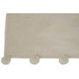 Voir la diapositive 2 : Paris Prix Plaid Uni à Pompons  Enora  130x170cm Beige