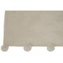 Voir la diapositive 2 : Paris Prix Plaid Uni à Pompons  Enora  130x170cm Beige
