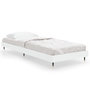Voir la diapositive 2 : VIDAXL Cadre de lit sans matelas blanc 75x190 cm bois d'ingenierie