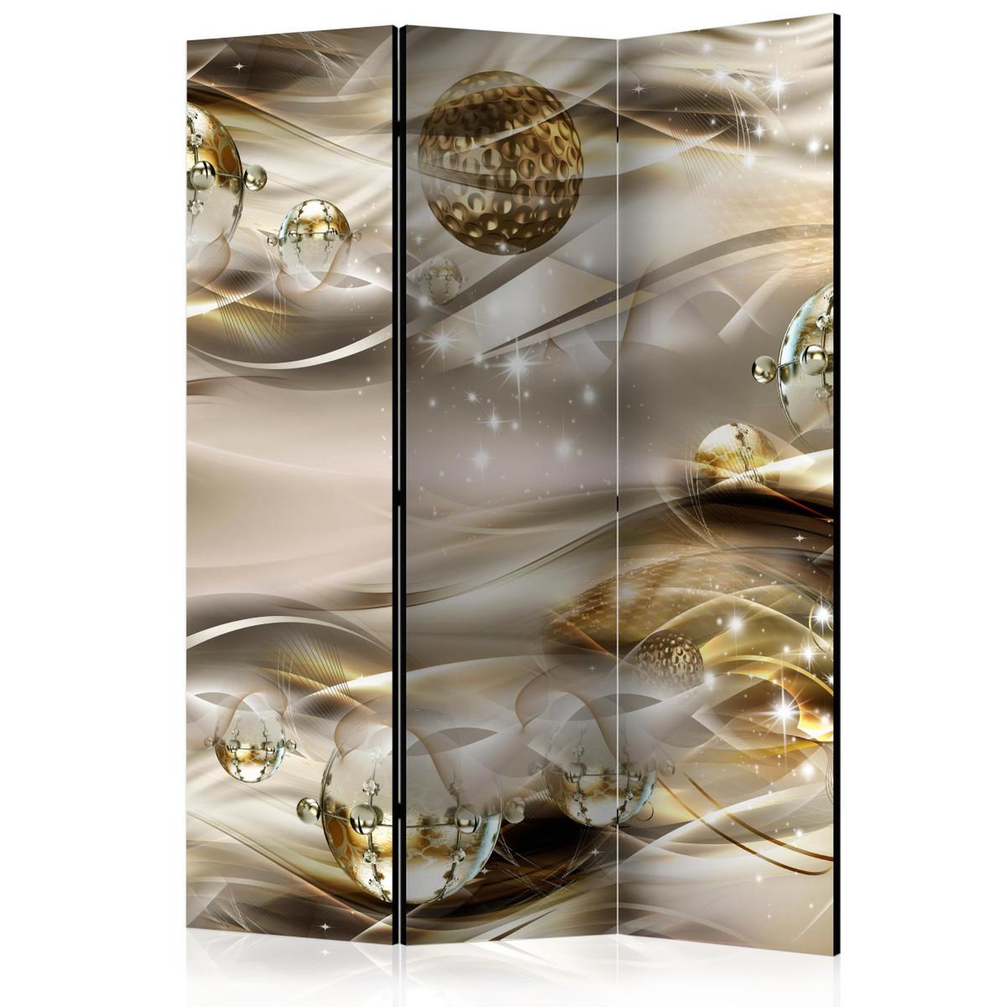 Paris Prix Paravent 3 volets  golden nebula  135x172cm