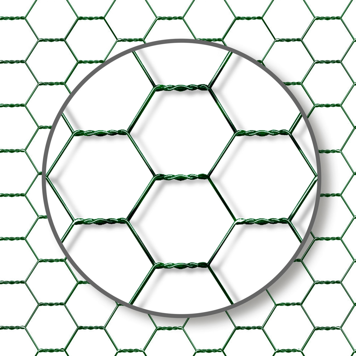 ID MARKET Enclos poulailler 6 m² parc grillagé 3x2 M acier galvanisé
