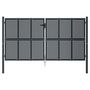 Voir la diapositive 3 : VIDAXL Portail de jardin anthracite 300 x 150 cm acier
